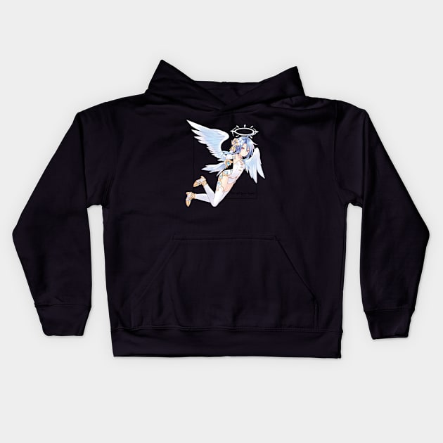 Angel SHiro no game no life:ZERO Kids Hoodie by kawaiimono